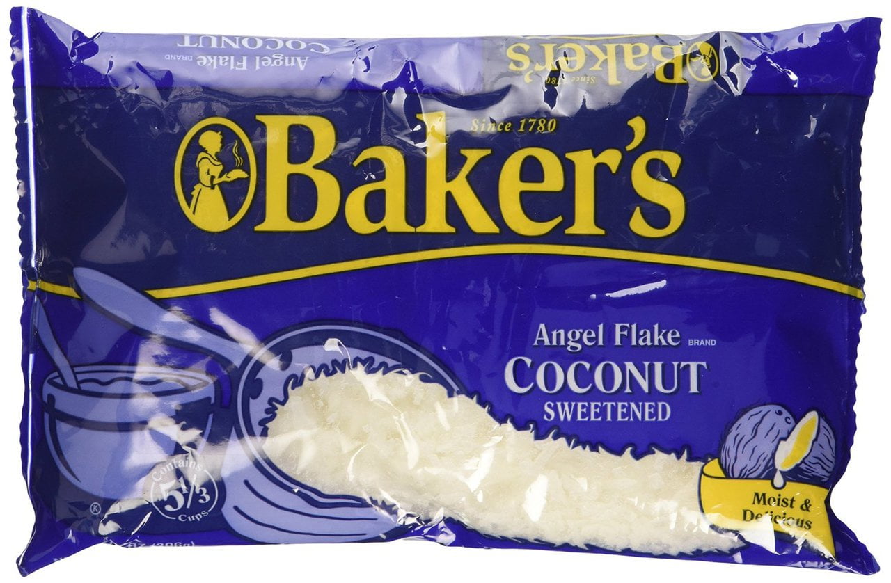 10 PACKS Bakers Angel Flake Sweetened Coconut 14 oz