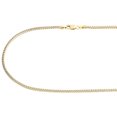 thumbnail image 2 of 10K Yellow Gold Solid Diamond Cut Franco Box Chain 2mm Necklace 30 Inch, 2 of 5