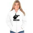 thumbnail image 4 of West Virginia Rocks Travel Souvenir Unisex Fleece Graphic Zip Up Hoodie Brisco Brands 5X, 4 of 5