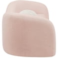 thumbnail image 6 of Meridian Furniture Kali Pink Faux Shearling Teddy Fabric Sofa, 6 of 39