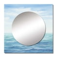 thumbnail image 2 of Designart "Dreamscape of Oceans Infinity III" Minimalism Square Mirror For Wall Decor - Large Blue Square Mirror Printed Wall Decor - Modern Square Living Room Mirror, 2 of 5