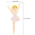 thumbnail image 2 of Ballerina Cupcake Topper Dancing Figurine Cake Decor 20Pcs for Celebration, 2 of 4