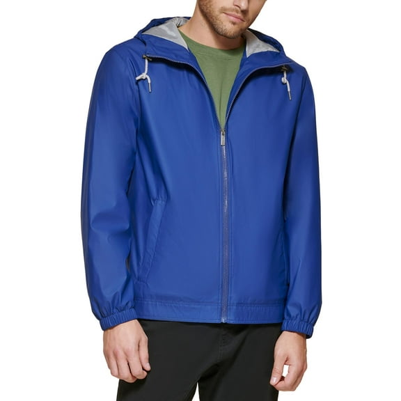 Club Room Mens Rubberized Lightweight Raincoat