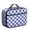 Blue and White-1, variant on Green and Black Checkered Pattern Insulated Lunch Bag Teens,Bento School Lunch Bag for Teens for Work,Picnic or Travel 10.6x7.7x4.3 Inches,12 Can Capacity