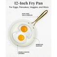 thumbnail image 2 of Gotham Steel Cream Navy 12 inch Nonstick Ceramic Dishwasher Oven Safe Fry Pan Skillet, 2 of 9