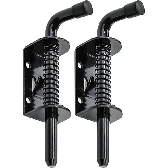2pcs 5 Inch Spring Loaded Gate Latch Pin, Heavy Duty Barrel Bolt Spring Latch