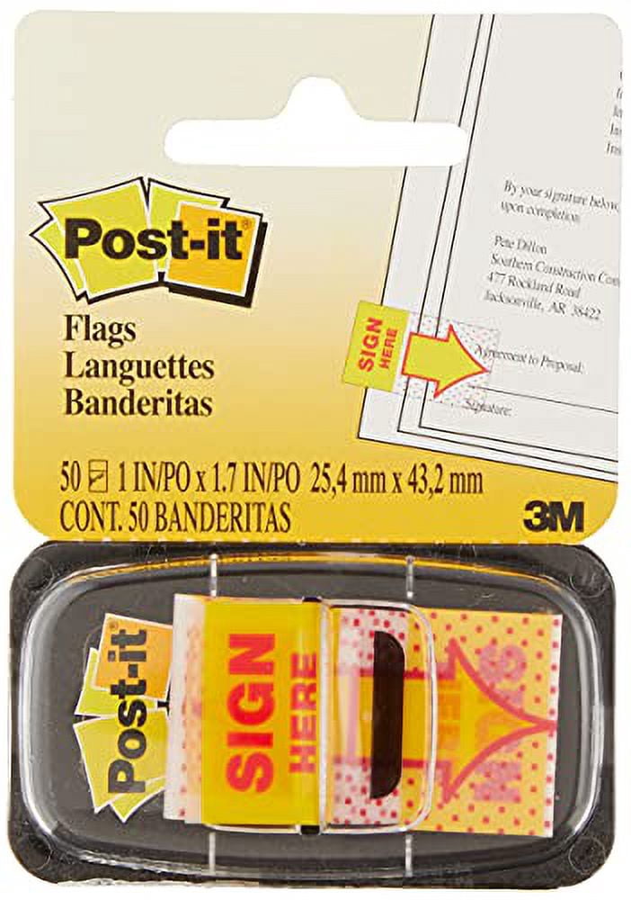 Universal Deluxe Pop-Up Page Flags - 1 X 1.75 Inch, 5 Colors, 50 Flags Per Dispenser (5 Dispensers) - View #2