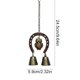 thumbnail image 3 of Campana de Viento de Herradura de Metal Bronce, Campanillas Pequeñas 13.8 pulgadas, Decoración Retro para Exterior Jardín Patio Terraza Colgante, Durable Acento para Hogar Regalo para Melodías, 3 of 6