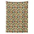 thumbnail image 2 of Autumn Tablecloth, Pattern of Different Colored Abstract Designed Trees with Fallen Leaves, Rectangle Satin Table Cover Accent for Dining Room and Kitchen, 52" X 70", Taupe Multicolor, by Ambesonne, 2 of 2