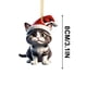 thumbnail image 3 of Pisexur Accesorios para coches, Electrónica para cochesIdeas navideñas: colgante para coche con gatitos, colgante para mochila y asiento de coche., 3 of 3