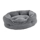 thumbnail image 5 of Cama para perros y gatos, sofá, fondo calmante antideslizante, cómoda, suave, para dormir para gatos de interior, nido de gato para perros, gatitos, Gris M, 5 of 8