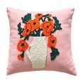 thumbnail image 2 of Zynviq Multicolor Decorative Pillow Covers 18x18inch Couch Pillow Covers Flower Polyester with Zipper Square, 2 of 6
