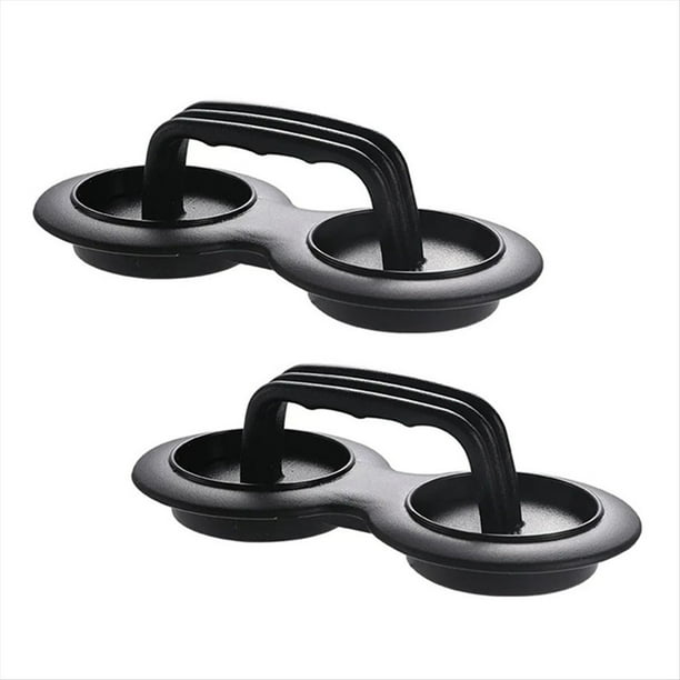 Prensa para Hamburguesas, Kit Antiadherente para Prensar Hamburguesas, Máquina para Hacer Hamburguesas, Carne, Carne, Verduras, Molde para Hamburguesas para Cocina, Negro