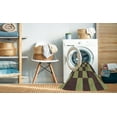 thumbnail image 2 of Ahgly Company Machine Washable Indoor Rectangle Transitional Green Area Rugs, 3' x 5', 2 of 7