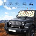 thumbnail image 6 of Bingfone Avocado Friends Car Windshield Sun Shade Protector Keep Your Vehicle Cool Sun Shield Visor Cover Foldable for Car Truck SUV-Small, 6 of 8