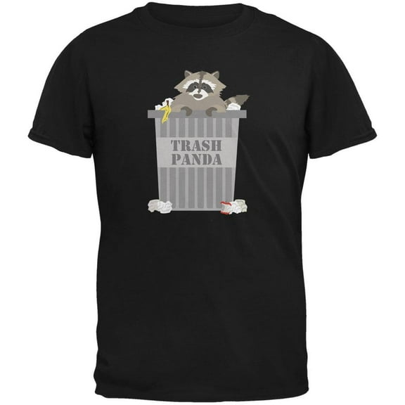 Trash Panda Raccoon Black Youth T-Shirt - Large(14/16)