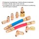 thumbnail image 2 of 8pcs/Set Air Conditioning Refrigeration R-12A/C Connector Adapter Hoses R134A R12, 2 of 3