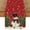 Red, variant on Smile Snowman Christmas Table Runner 13 x 72 Inch, Red, Seasonal Winter Xmas Holiday Kitchen Dining Table Decoration for Indoor Outdoor Home Party Decor