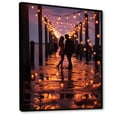 thumbnail image 2 of Designart "Pier Pier Charm" Nautical & Beach Floater Framed Canvas Wall Art, 2 of 7