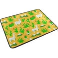 thumbnail image 6 of Coolnut Shower Curtain and Rug Set, Alpacas Cactus Plants Polyester Waterproof Bath Curtain and Mat for Bathroom with Hooks, 72" x 72", 6 of 6