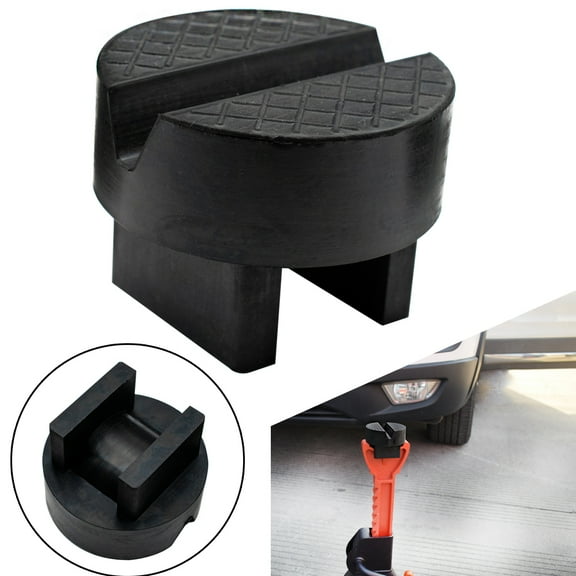 AUTOXBERT 2X Car Jack Stand Pad Adapter Lifting Anti-Slip Slotted Frame Rail Floor Cushion