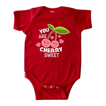 

Inktastic You are Cherry Sweet with Cherries and Hearts Gift Baby Boy or Baby Girl Bodysuit