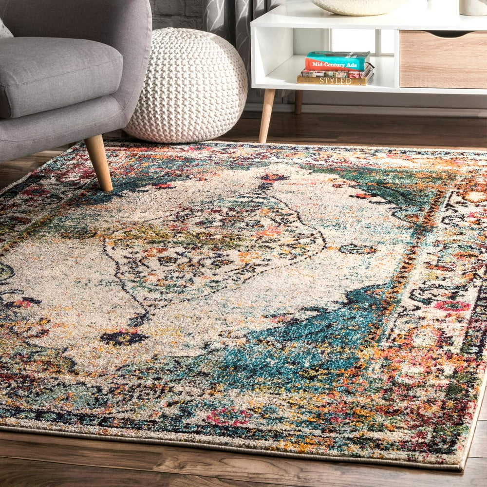 nuLOOM Vintage Medallion Veronica Area Rug
