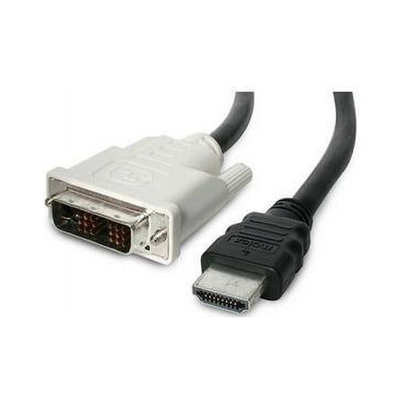 UPC: 0065030814003 | StarTech.com HDMIDVIMM50 50 ft. Black Connector A: 1 – 19 pin HDMI Male Connector B: 1 – 19 pin DVI-D (Single Link) Male HDMI to DVI Digital Video Cable Male to Male