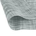 thumbnail image 4 of Juego de manteles individuales REGALWOVEN de 6 manteles tejidos para decoración de mesa de comedor, lavables, manteles limpiables en gris y blanco de 18x12 pulgadas, 4 of 6