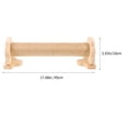 thumbnail image 2 of OUNONA Khaki Sisal Cat Scratch Post Indoor Cat Accessory for Climbing and Playing Fun, 2 of 6
