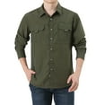 thumbnail image 4 of Trolimons Casual Long Sleeve Lightweight Button Up Shirts (Men's XXXXL), 4 of 5