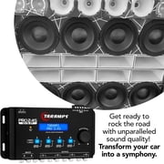 Taramps Pro 2.4S DSP Crossover full Digital Signal Processor and Equalizer with sequencer 15-band Graphic Equalization 12 preset EQ 2-Channel in and 4-Channel Out