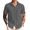 Granite Gray, variant on Men's Casual Summer Beach Short Sleeve Button Down Shirt Beachwear Novelty Untucked Breathable Shirts