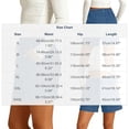 thumbnail image 3 of HongQid Jean Shorts for Women Drawstring Denim High Elastic Waisted Baggy Summer Shorts with Pockets, 3 of 7