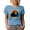 Baby Blue, variant on Retro Enjoy the Summer, California Super Surfer, Surfing Enthusiast, White T-Shirt, XL