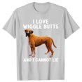 thumbnail image 1 of Camisetas divertidas con diseño de perro bóxer para hombres y mujeres, para amantes de los perros bóxer, camisetas de cachorro, camisetas de cuello redondo, camisetas de moda para papás y mascotas., 1 of 7
