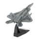 thumbnail image 3 of 1: 100 modelo en miniatura con soporte de exhibición desmontable juguetes educativos para adu gris2 Yotijar Juguetes de aviones fundidos, 3 of 10