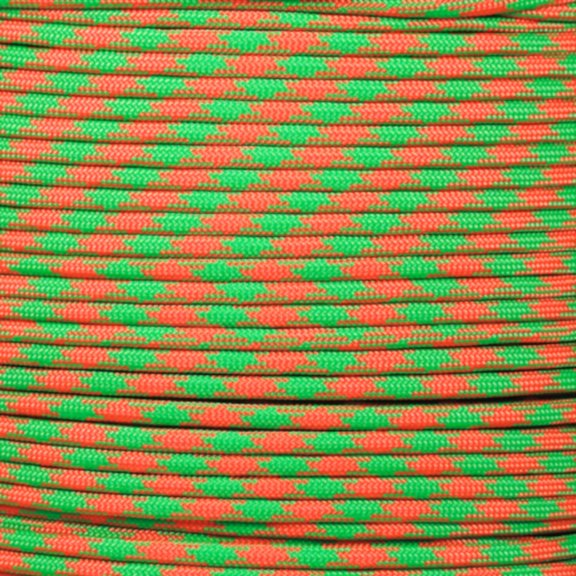 Paracord Planet 10', 25', 50', 100' Hanks & 250', 1000' Spools of Parachute 550 Cord Type III 7 Strand Paracord in Over 45 Warm Color Dominant Color Patterns