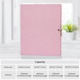 thumbnail image 3 of AIOR Photo Album Scrapbook 60 Pages Self Adhesive, Linen Cover Magnetic Scrapbook Album, DIY Photo Album Book with 6 Metallic Pen, Ideal Gifts for Family Travel Wedding Baby (Pink), 3 of 6