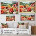 thumbnail image 4 of Designart "Dreams Of Vibrant Red Poppy Fields" Poppy Floater Framed Canvas Art Print, 4 of 5