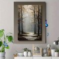 thumbnail image 4 of Qisvanset Autumn Forest Landscape Canvas Wall Art 15.75x11.81 INCHES, 4 of 8