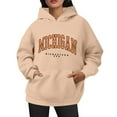 thumbnail image 2 of Hoodies for Women 2025 Long Sleeve Y2K Graphic Hoodie with Pockets Hooded Sweatshirt Women Pullover, 2 of 5
