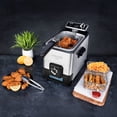 thumbnail image 2 of Kalorik Pro 4.2 Quart Triple-Basket Deep Fryer with Oil Filtration, in Stainless Steel (KPRO FT 42777 SS), 2 of 9