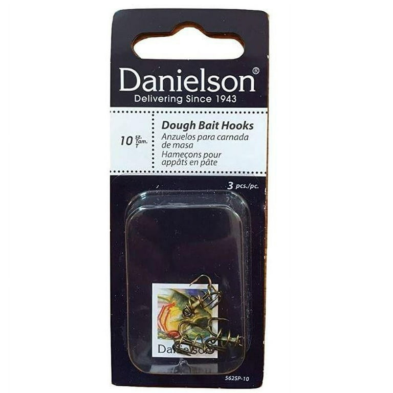 Danielson HXSHB6/0 Weighted Treble Hook, Bronze, 2, Pack