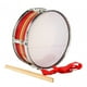 thumbnail image 2 of Caja de 13 pulgadas, batería musical con baquetas, instrumento de percusión ligero. Rojo, 2 of 9