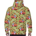 thumbnail image 5 of Hoodies for Men - Cartoon Fire Truck Long Sleeve Comfrt Men'S Fashion Hoodies & Sweatshirts, Sweatshirts for Men Hoodies Pullover Clothing Clothes with Pouch, 5 of 7