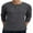 Dark Gray, variant on Men's Long Sleeve Waffle Henley Casual Henley T-shirts for Men
