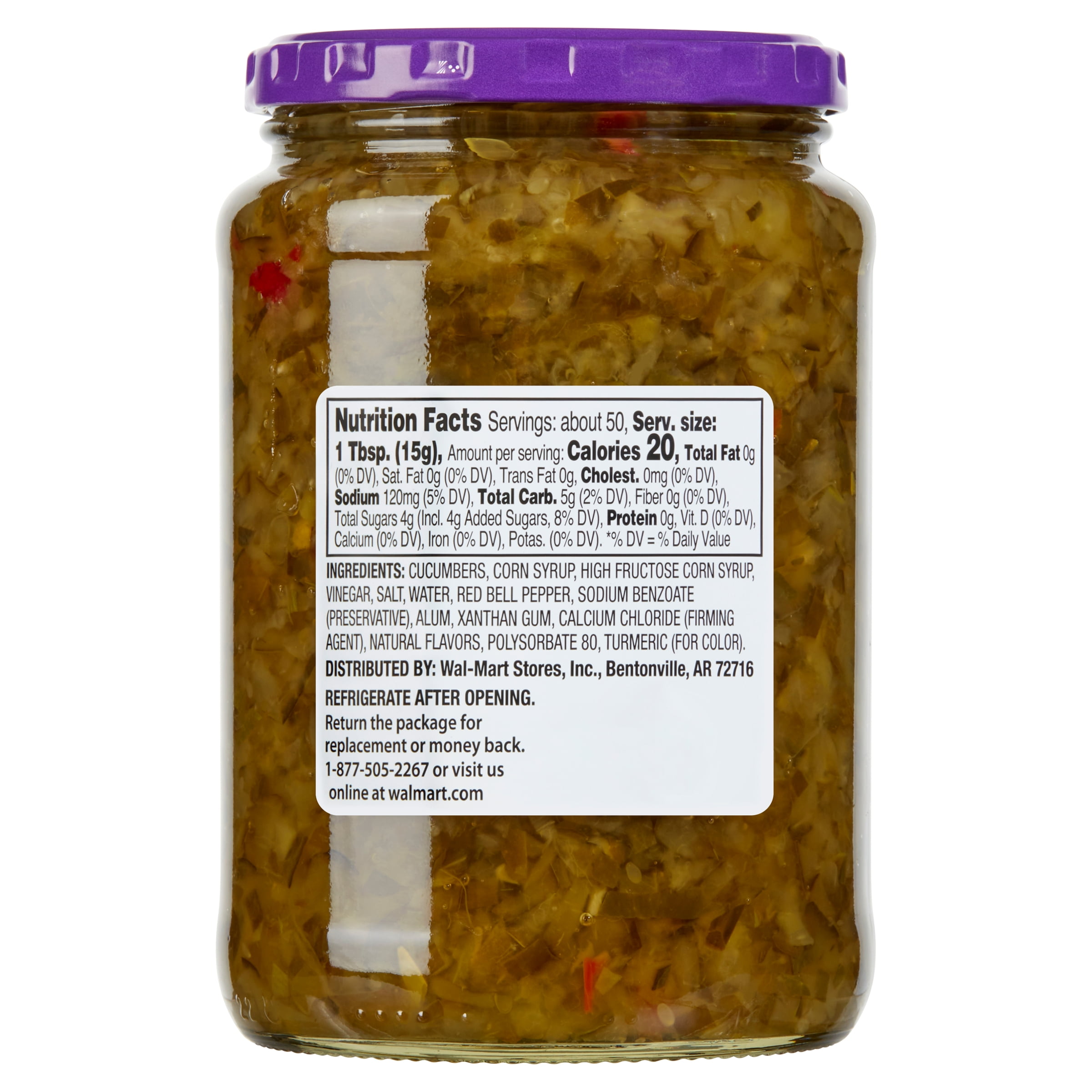 Great Value Sweet Relish, 24 fl oz