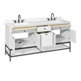 thumbnail image 6 of Avanity PAISLEY-VS72-EG Paisley 72" Free Standing Double Basin Vanity Set - Everglade, 6 of 7