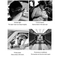 thumbnail image 3 of Cortina de aislamiento para coche, ventana Interior, parasol trasero delantero, cortina de privacidad, protección Universal, accesorios de aire Automoción decorativa y accesorios Negro/2 Capas Riwesomey VI021956-02, 3 of 6